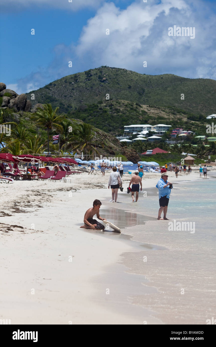 Orient Beach in Saint Martin in the Caribbean Stock Photo Alamy