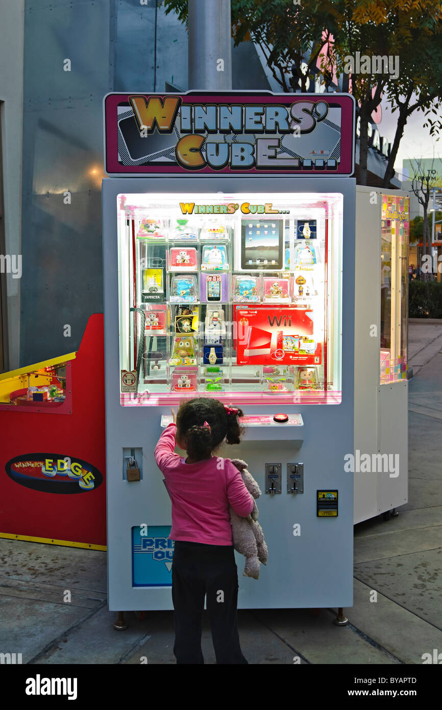 Winners Cube is a prize machine from Andamiro. Stock Photo