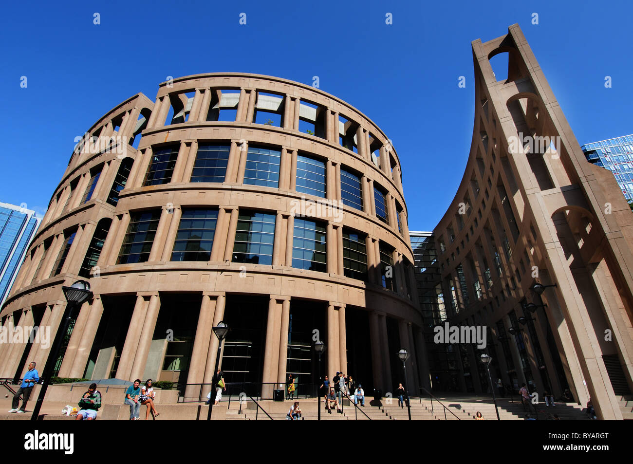 Vancouver public library, a design based on the Coliseum in Rome Stock Photo
