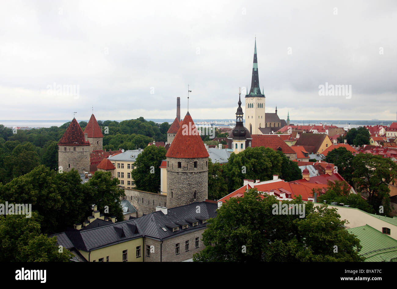 View of Tallinn, Estonia, Baltic states, Europe Stock Photo