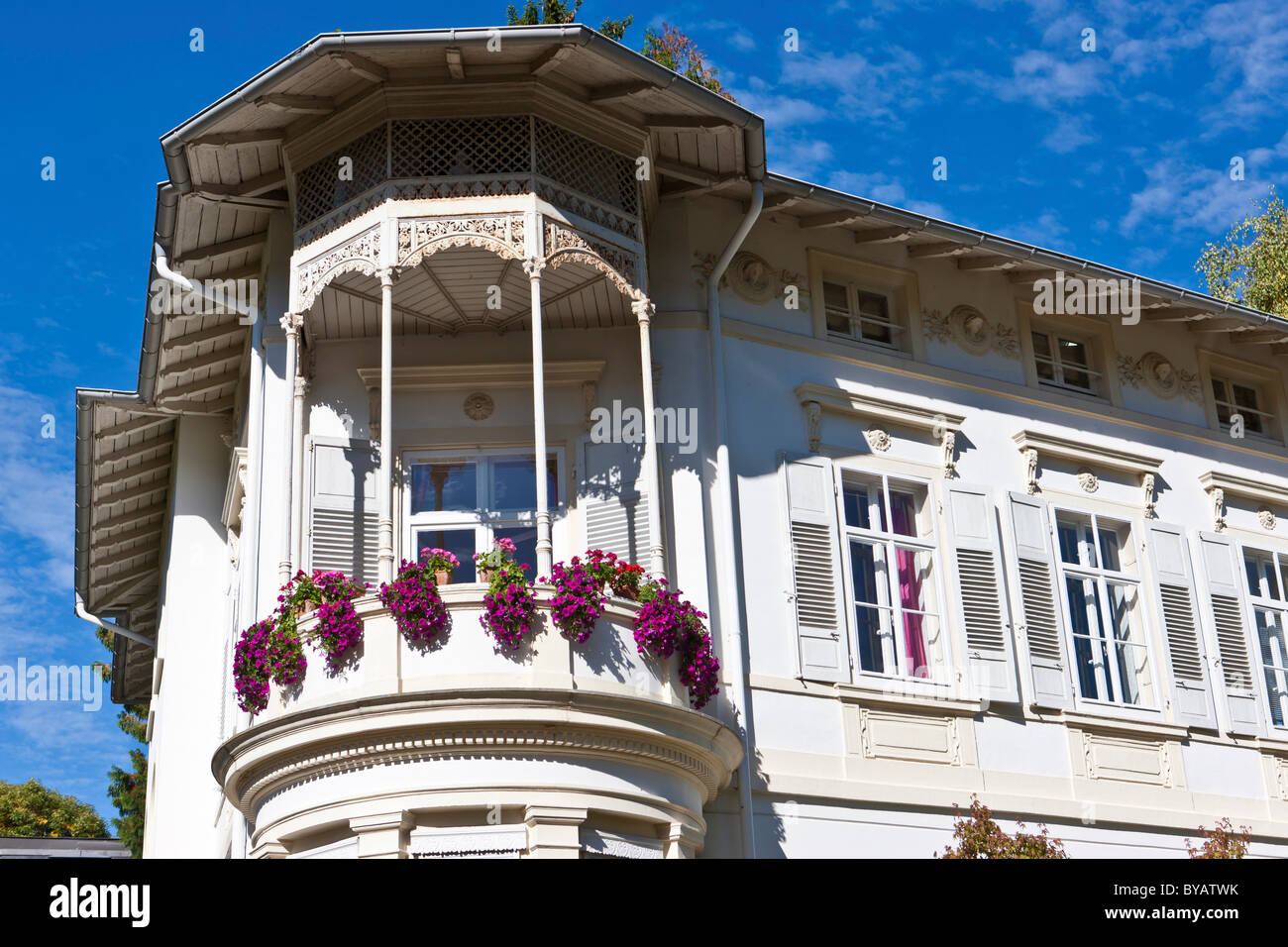 Old Villa, Baden-Baden, Baden-Wuerttemberg, Germany, Europe Stock Photo