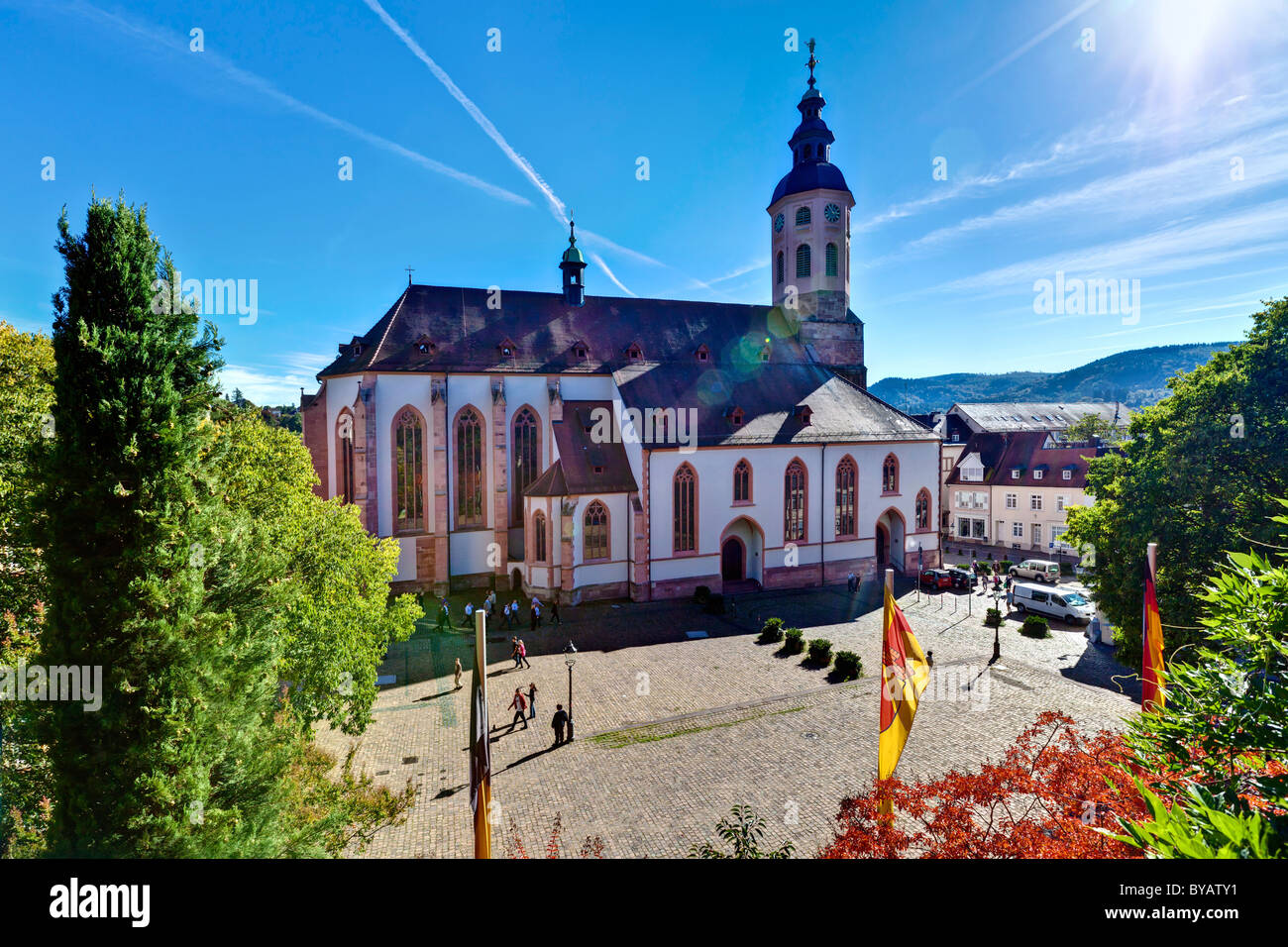 Collegiate Church of Baden-Baden, Baden-Wuerttemberg, Germany, Europe Stock Photo