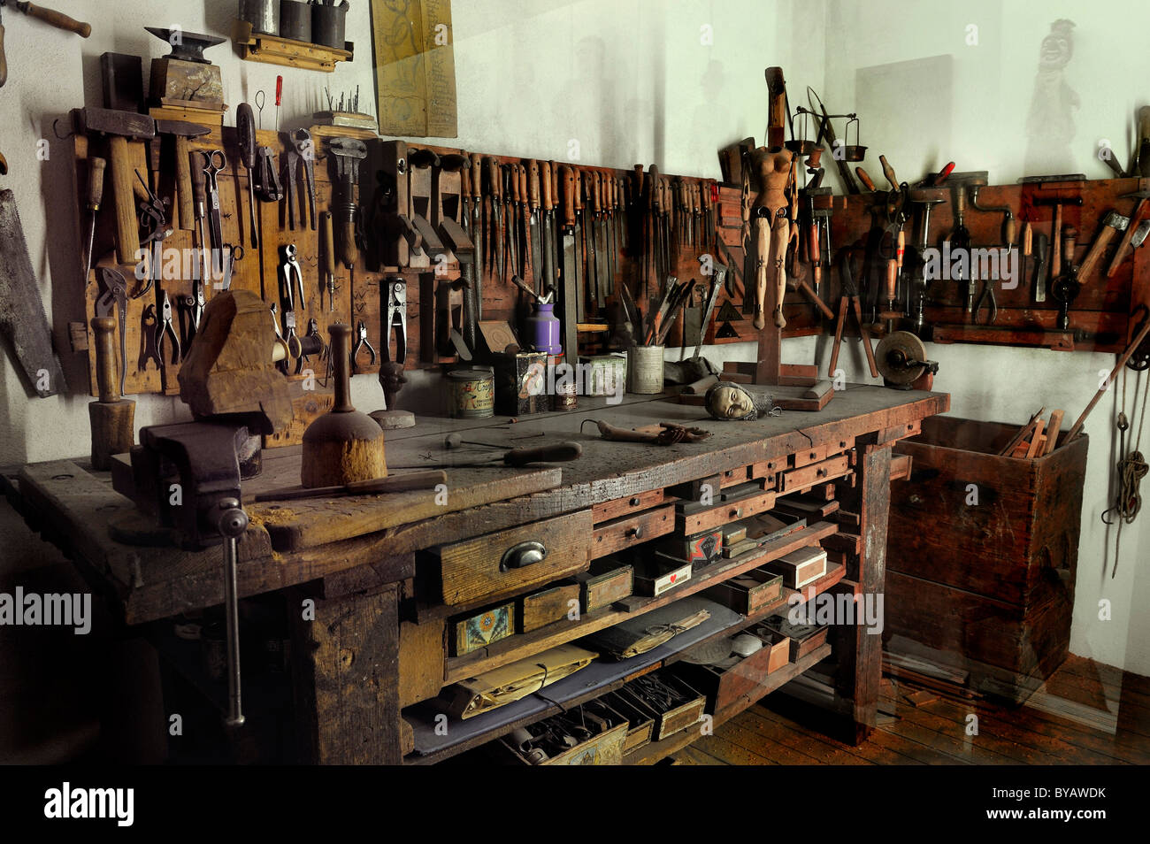 in the puppet theatre collection, Stadtmuseum, city museum, Munich, Bavaria, Germany