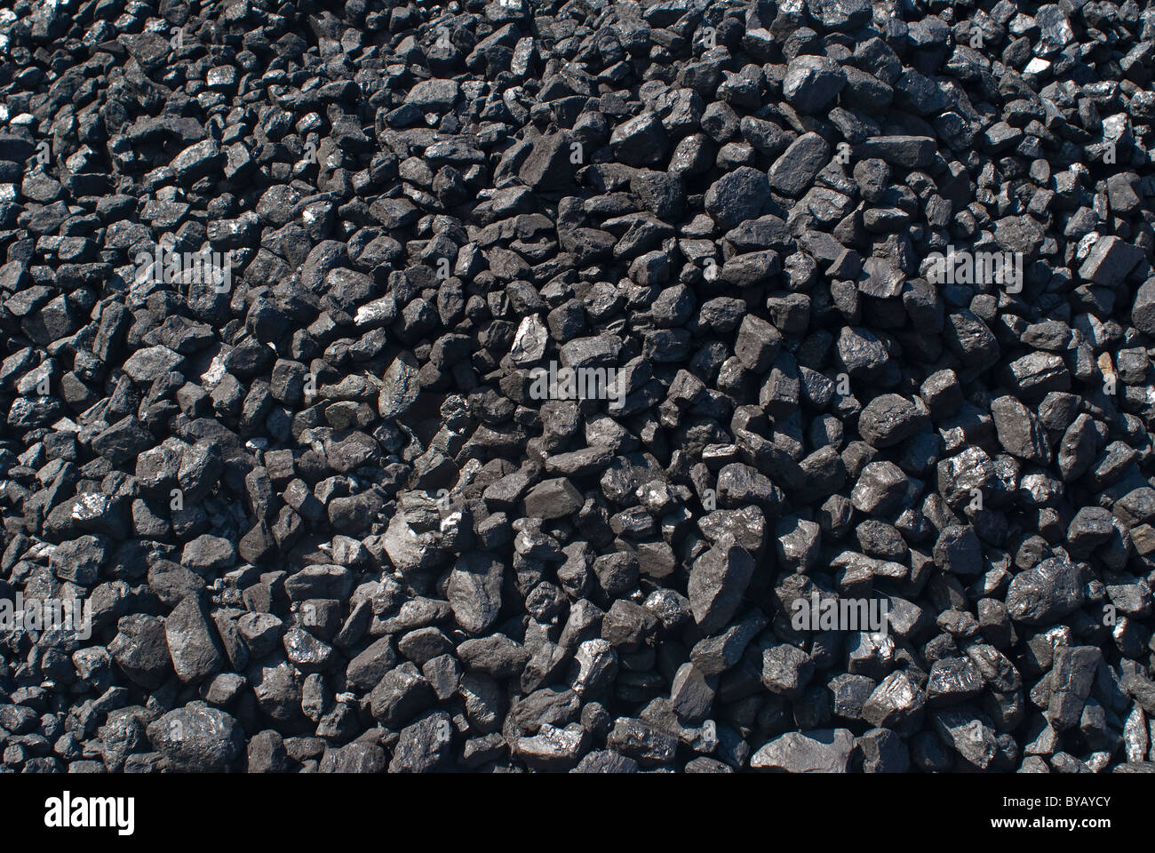 a pile, stack of coal Stock Photo Alamy