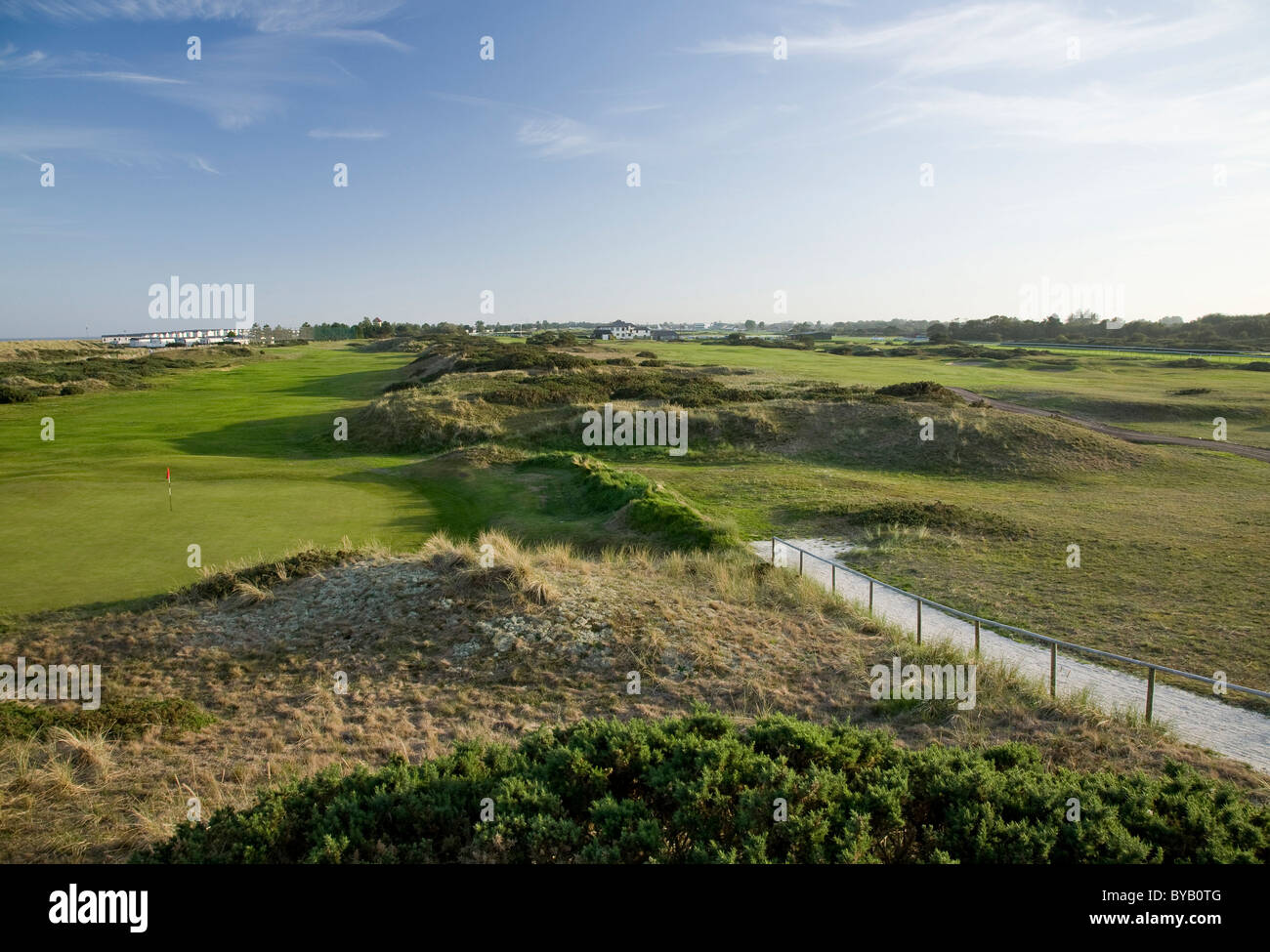 Caister golf course (south view Stock Photo Alamy