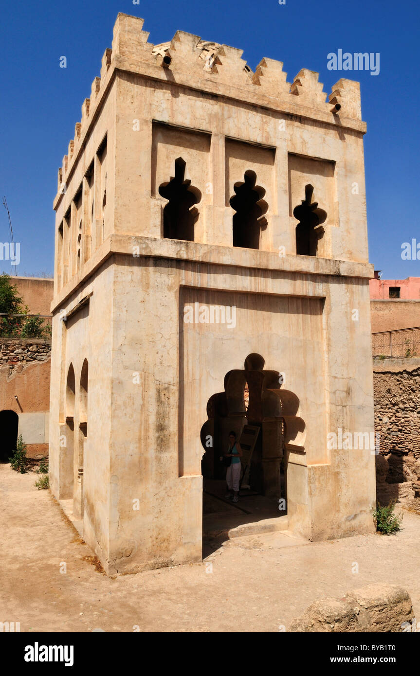 Qubba Almoravide, Marrakech Medina, Unesco World Heritage Site, Morocco, North Africa Stock Photo