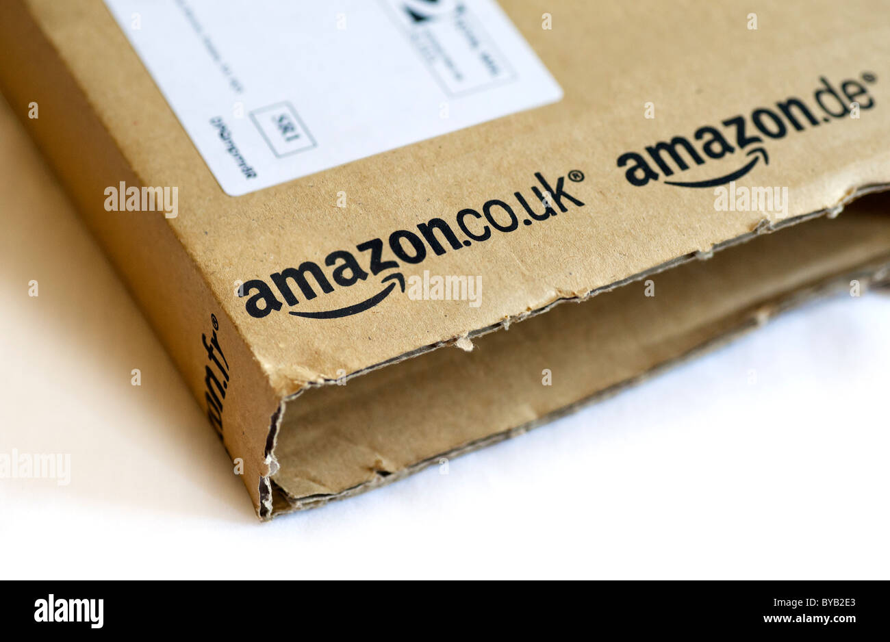 A package of books from Amazon, UK Stock Photo