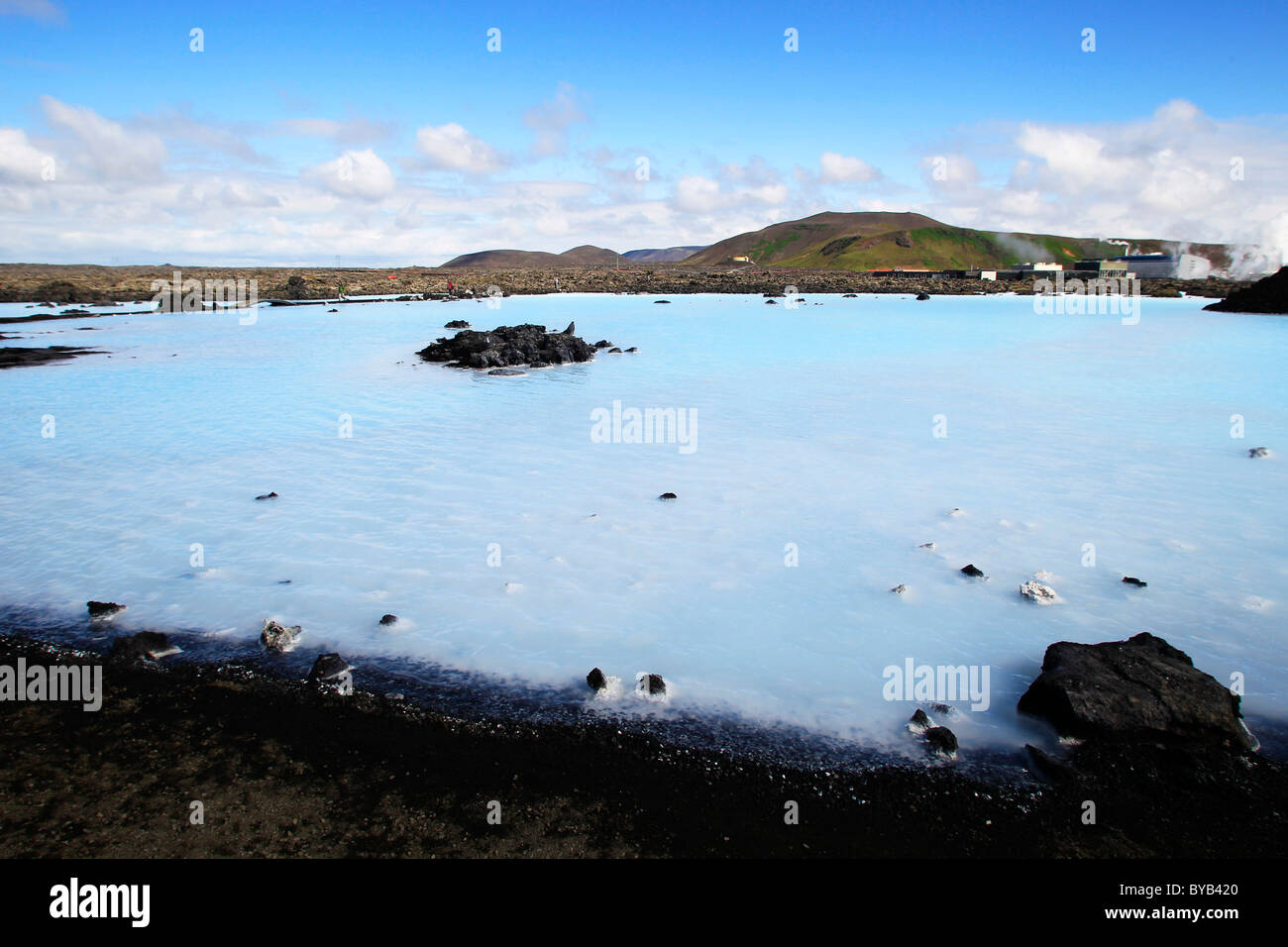 Blue Lagoon geothermal spa, Iceland, Europe Stock Photo