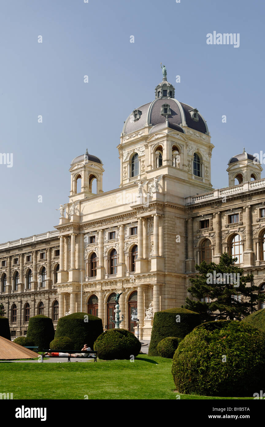 Museum of Natural History, Maria Theresienplatz square, 1st district, Vienna, Austria, Europe Stock Photo