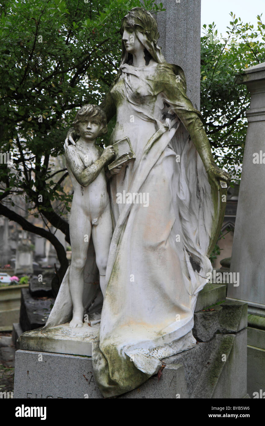 woman boy nude*** Tomb of a woman holding a naked boy in her arms, Père Lachaise Cemetery,  Paris, France, Europe Stock Photo - Alamy