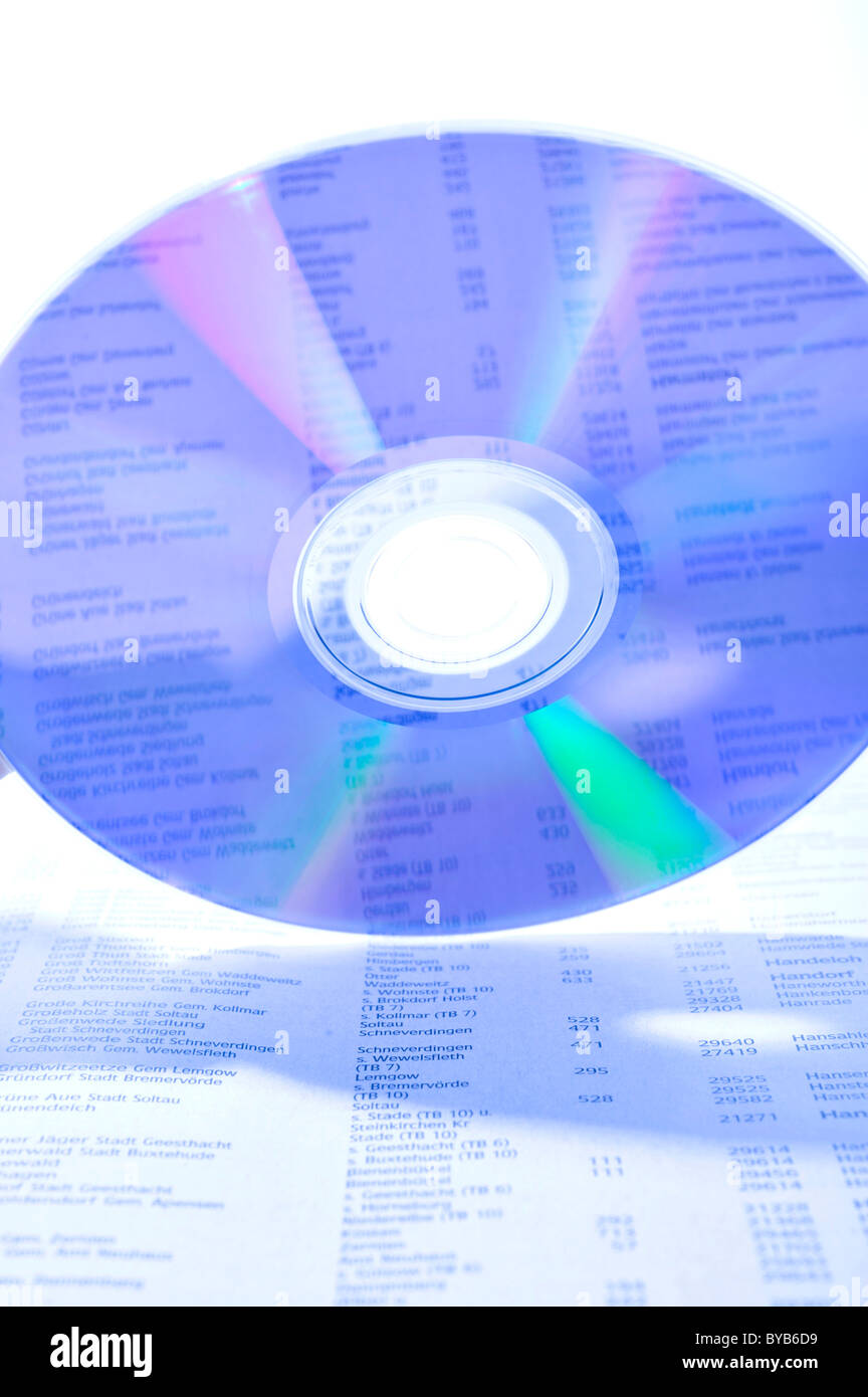 Data CD Stock Photo