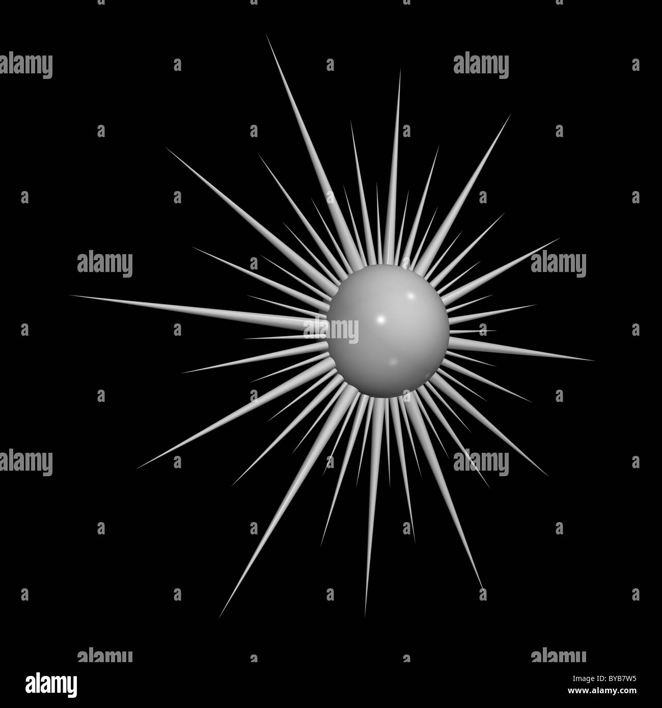 Star 3d Black and White Stock Photos & Images - Alamy