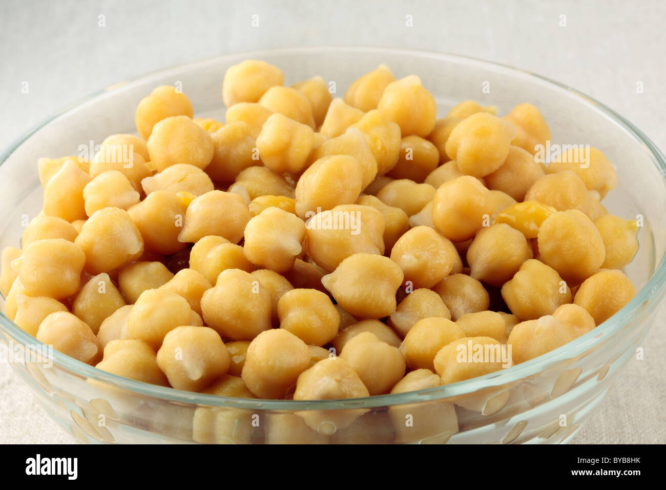 Cooked chickpeas in bowl Stock Photo Alamy