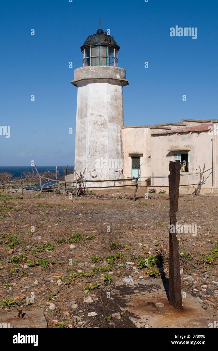 Lighthouse on the coast of Diego Suarez, Antsiranana, Madagascar, Africa Stock Photo