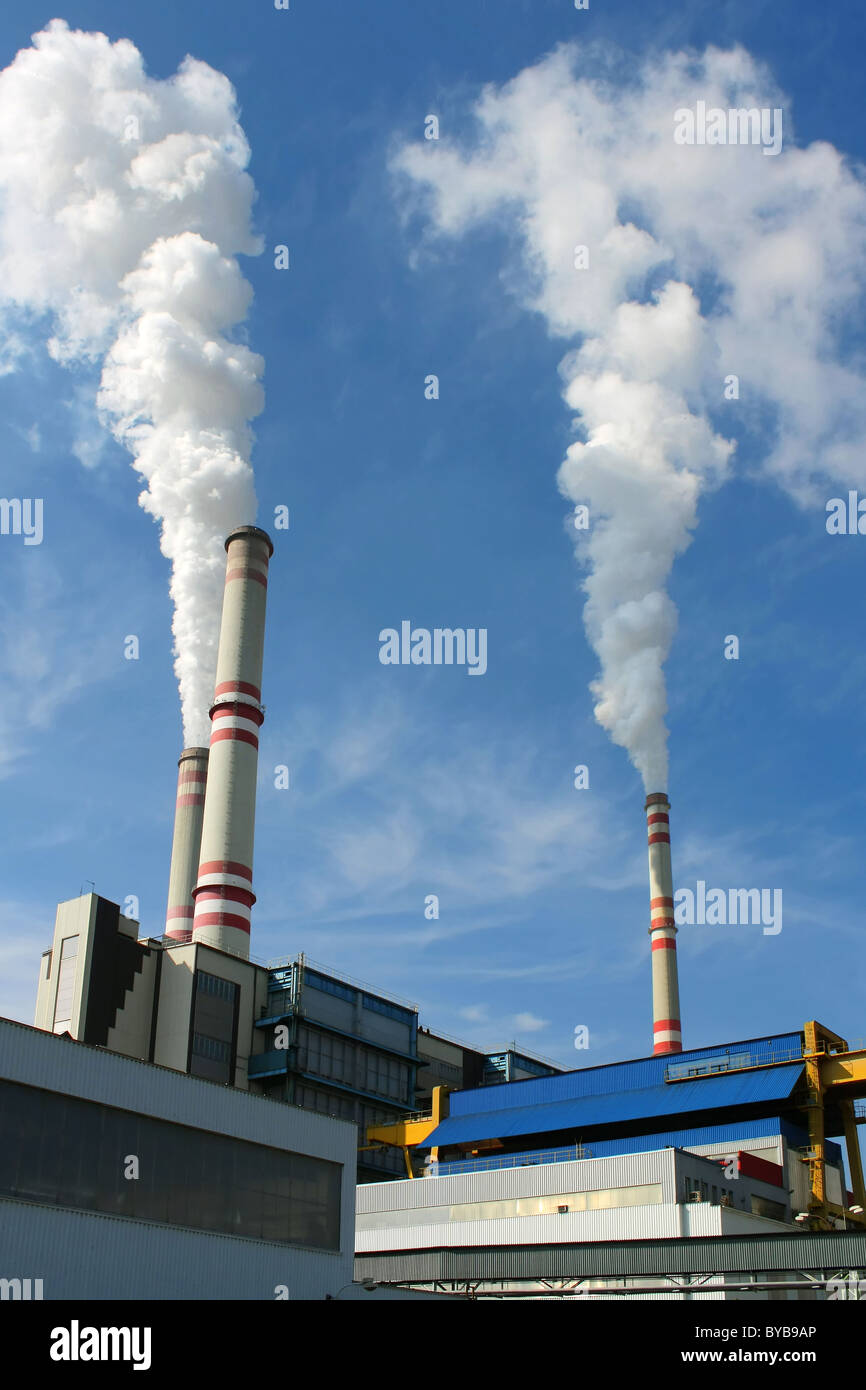 coal power plant Stock Photo