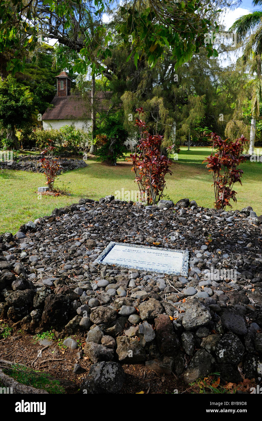 Charles Lindbergh Grave Palapala Hoomau Congregational Church Hana Maui