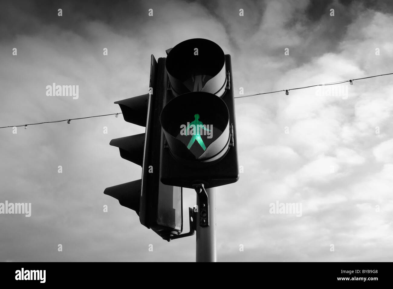 Traffic lights green man hires stock photography and images Alamy
