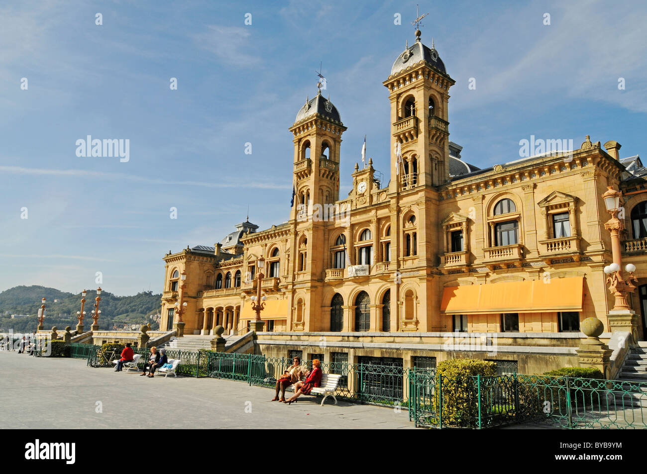 City Hall, San Sebastian, Pais Vasco, Basque Country, Spain, Europe ...