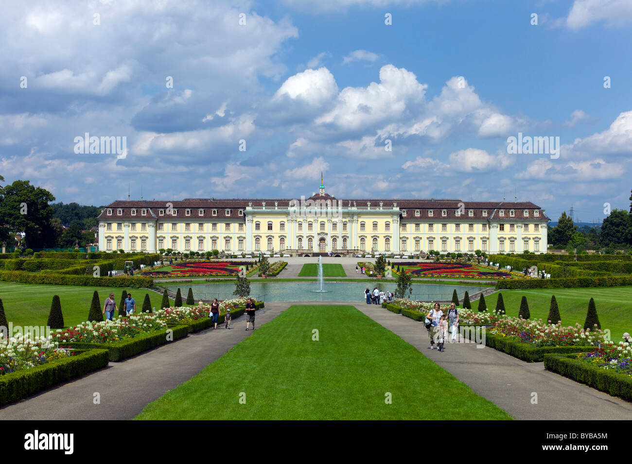 Schloss Ludwigsburg Palace, South Garden, New Corps de Logis