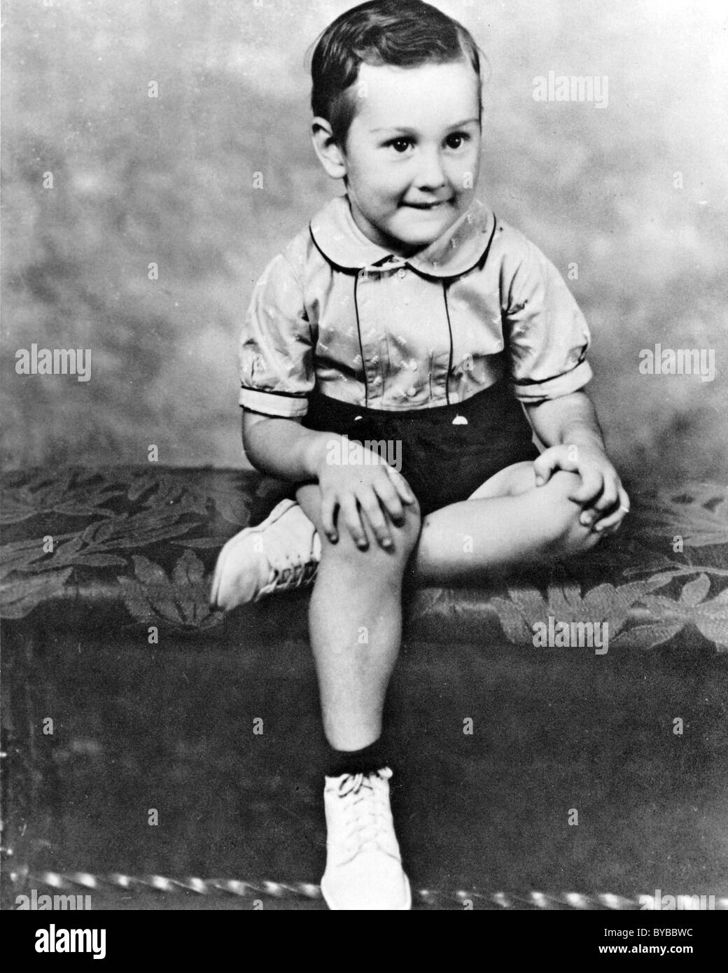 BUDDY HOLLY (1936-1959) US pop musician aged about 6 Stock Photo