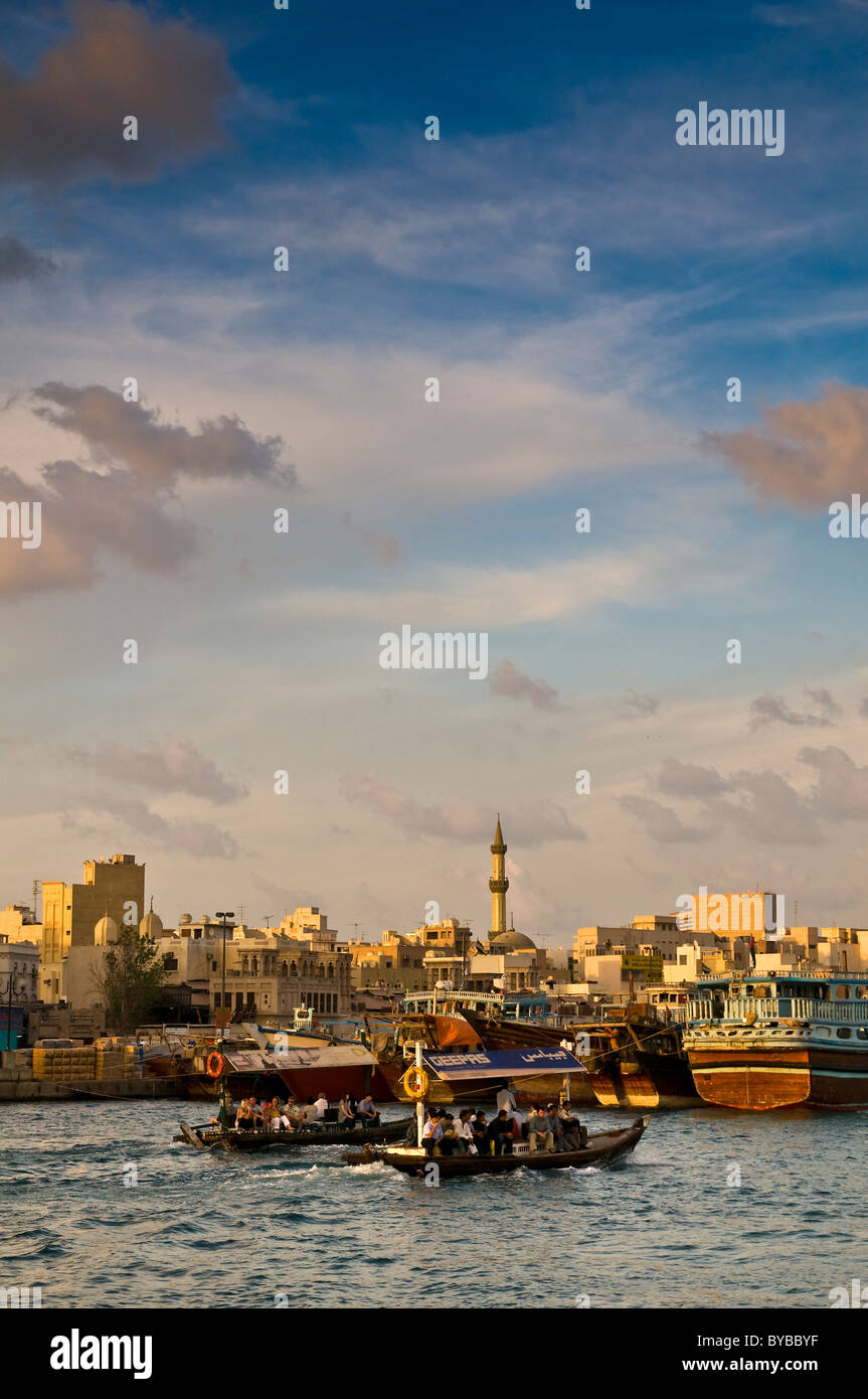 Dubai Creek, Dubai, United Arab Emirates, Middle East, Southwest Asia Stock Photo