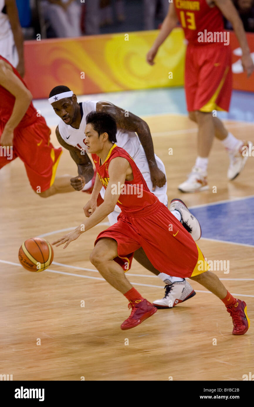 Chen Joanqhua Chn Lebron James Usa Usa China Men S Basketball Chen Joanqhua Chn Lebron James Usa Usa China Men S Basketball