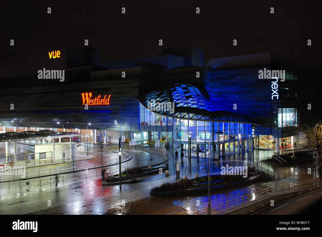 Westfield Shopping Centre Stock Photo