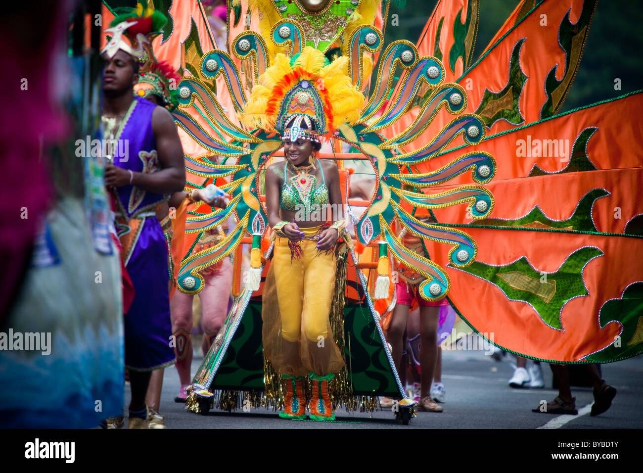 Launched by a large Caribbeanstyle parade with dancers, the DC