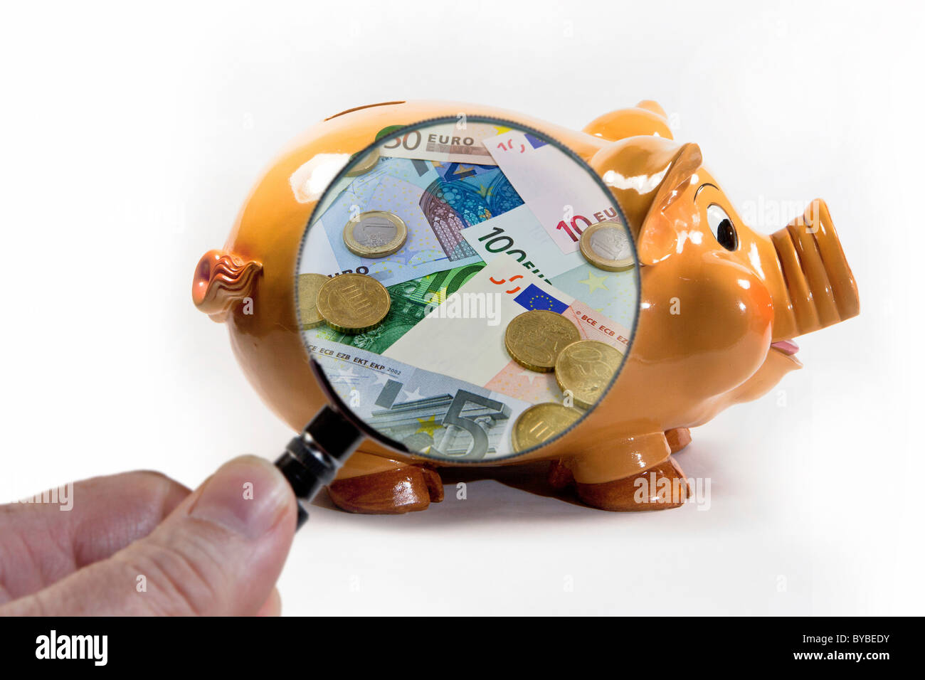 Symbolic image for saving money Stock Photo
