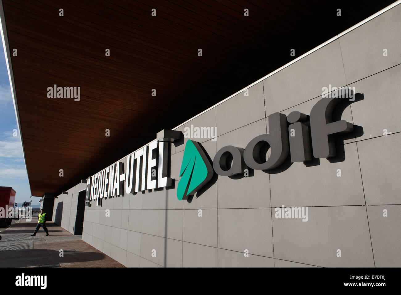 RequenaUtiel highspeed railway station Stock Photo Alamy
