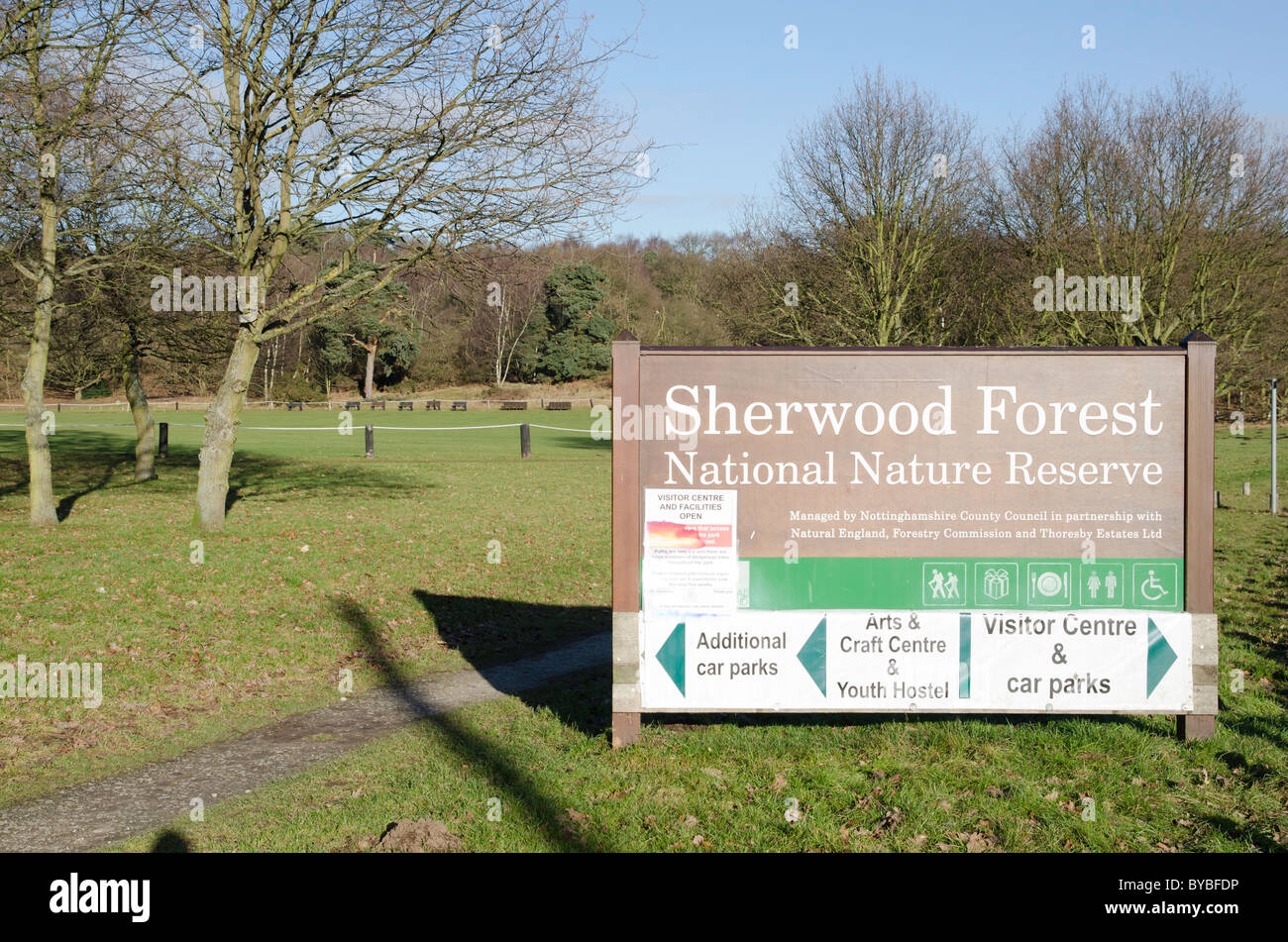 Sherwood Forest Sign High Resolution Stock Photography and Images Alamy
