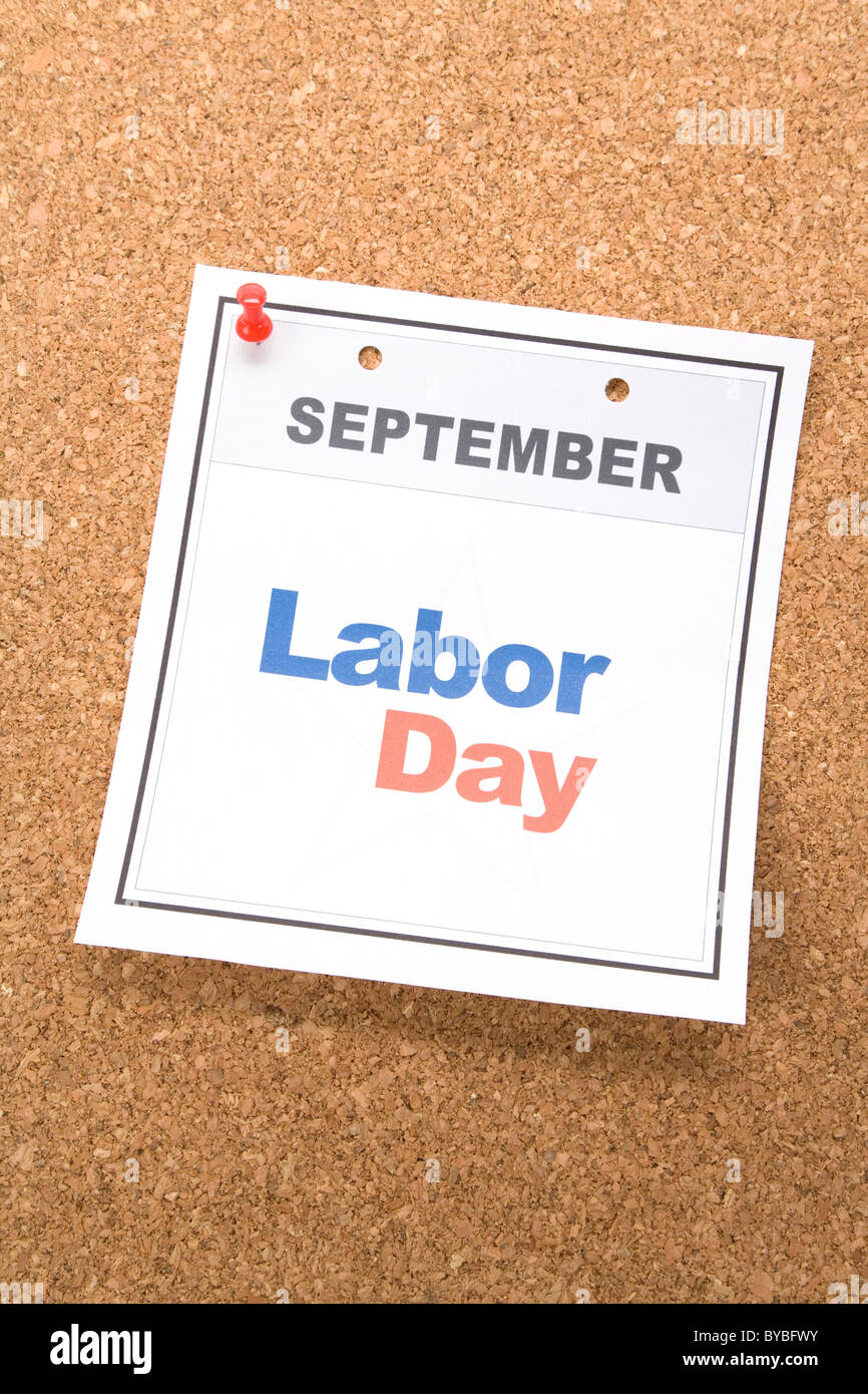 Labor day calendar hires stock photography and images Alamy