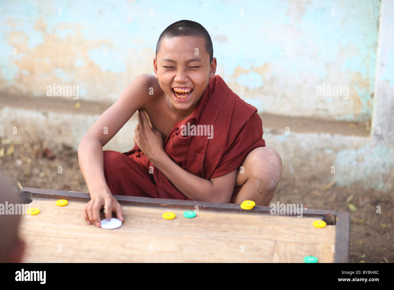 Burma,Birma,Myanmar, 20100223, novice in myanmar Stock Photo