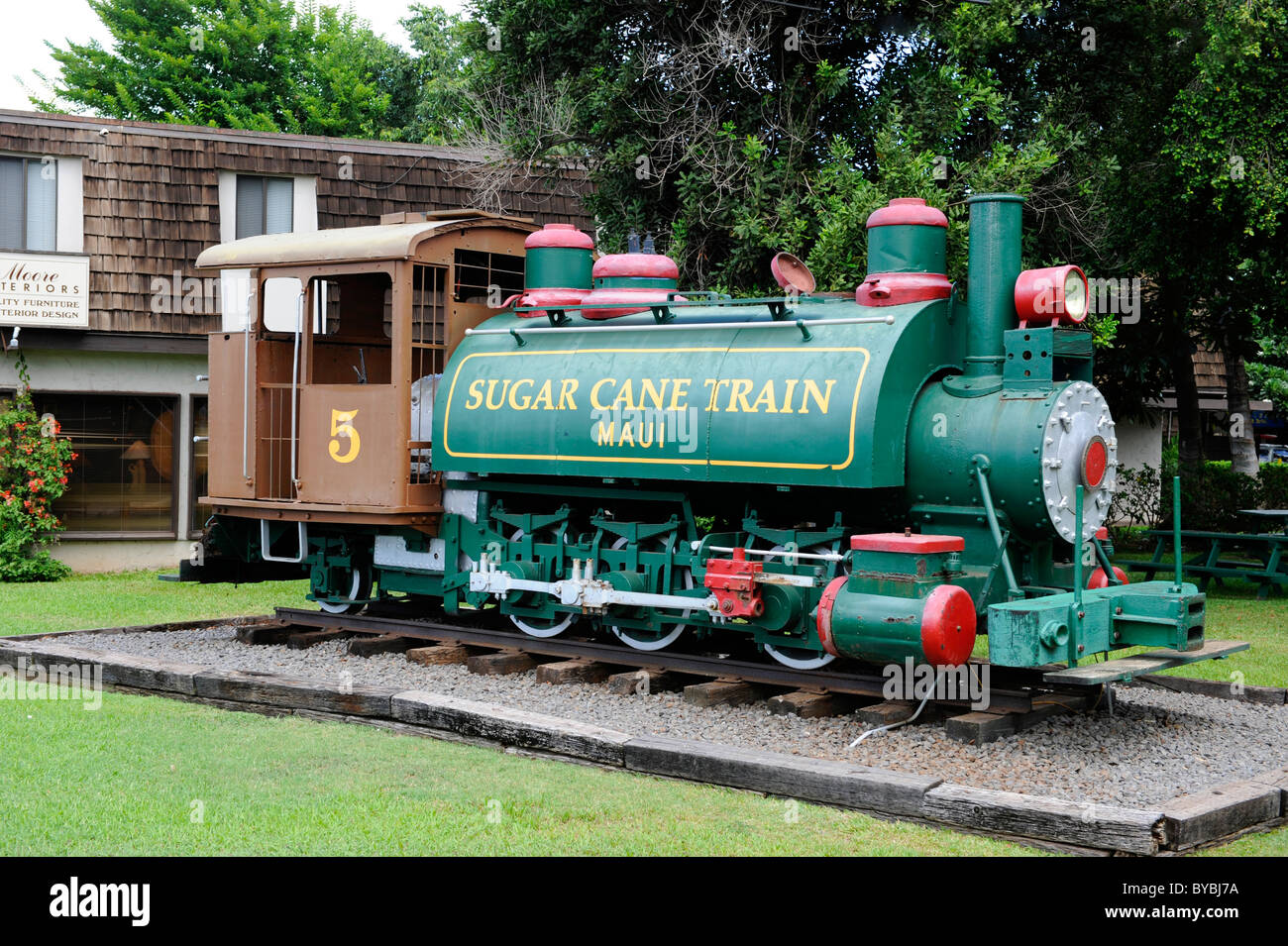 Sugar Cane Train Lahaina Kaanapali Maui Hawaii Stock Photo - Alamy