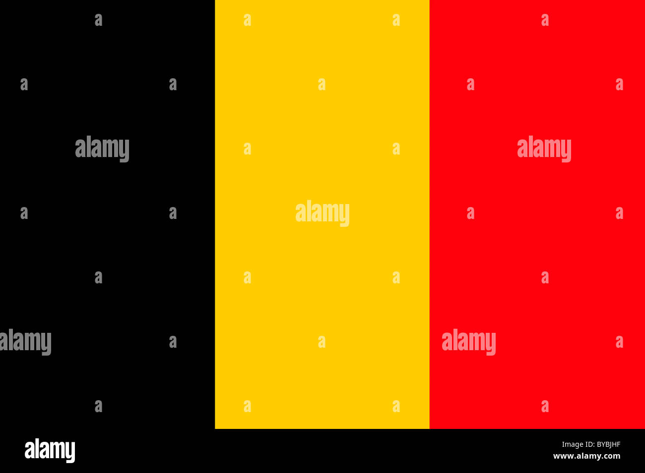 Belgium flag illustration Stock Photo