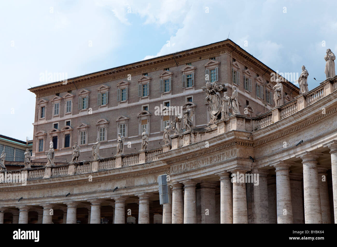 The Apostolic palace; Vatican City Stock Photo