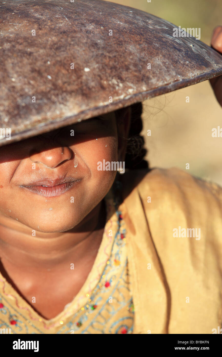 cute girl Andhra Pradesh South India Stock Photo - Alamy