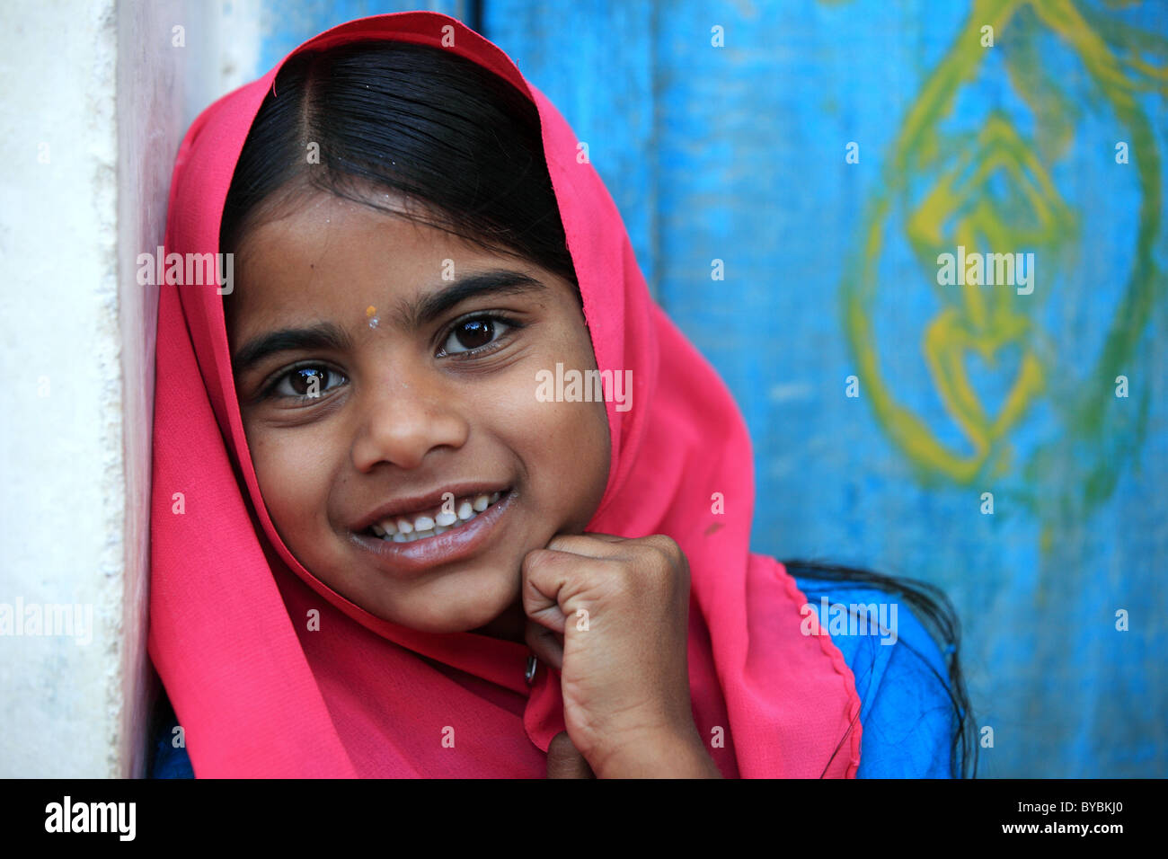 Rural indian school girl hi-res stock photography and images - Alamy