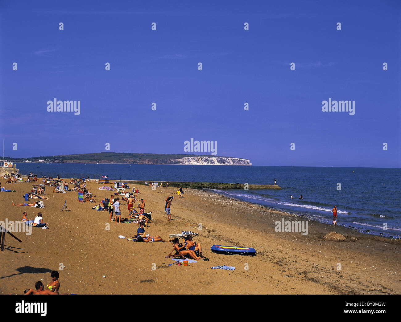 Shanklin Beach, Isle of Wight, England Stock Photo