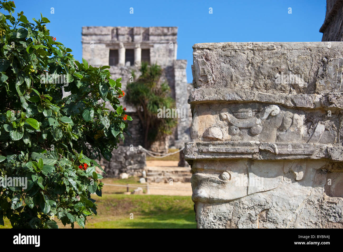Tulum Mayan Ruins On The Yucatan Peninsula Mexico Stock Photo Alamy