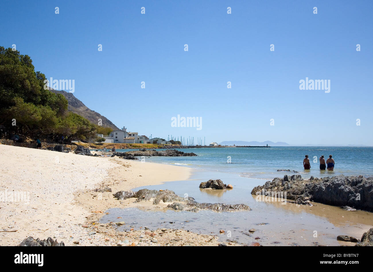 Gordons Bay Beach in False Bay - Cape - South Africa Stock Photo