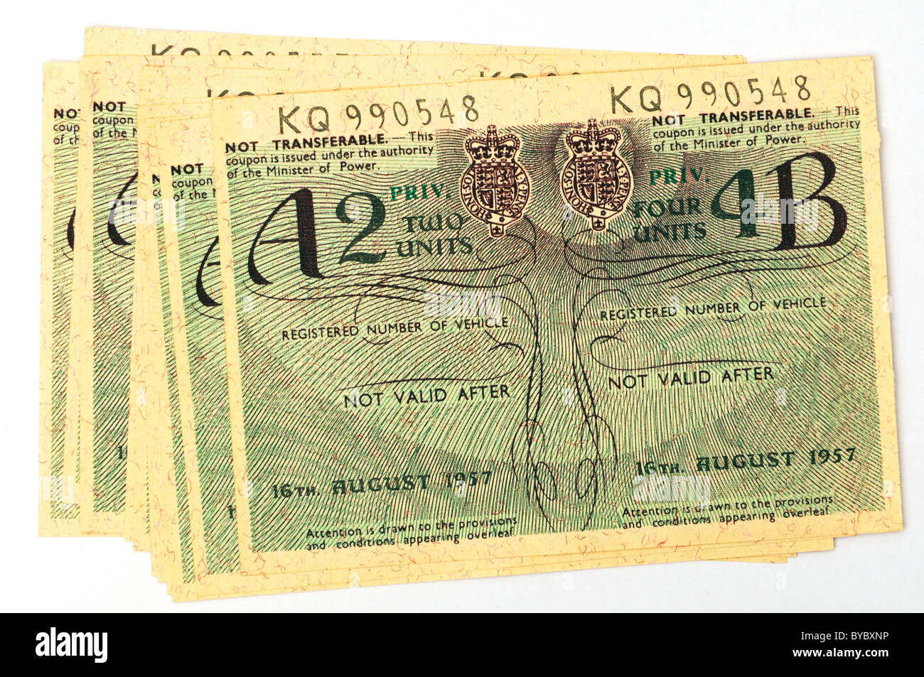 Petrol coupons