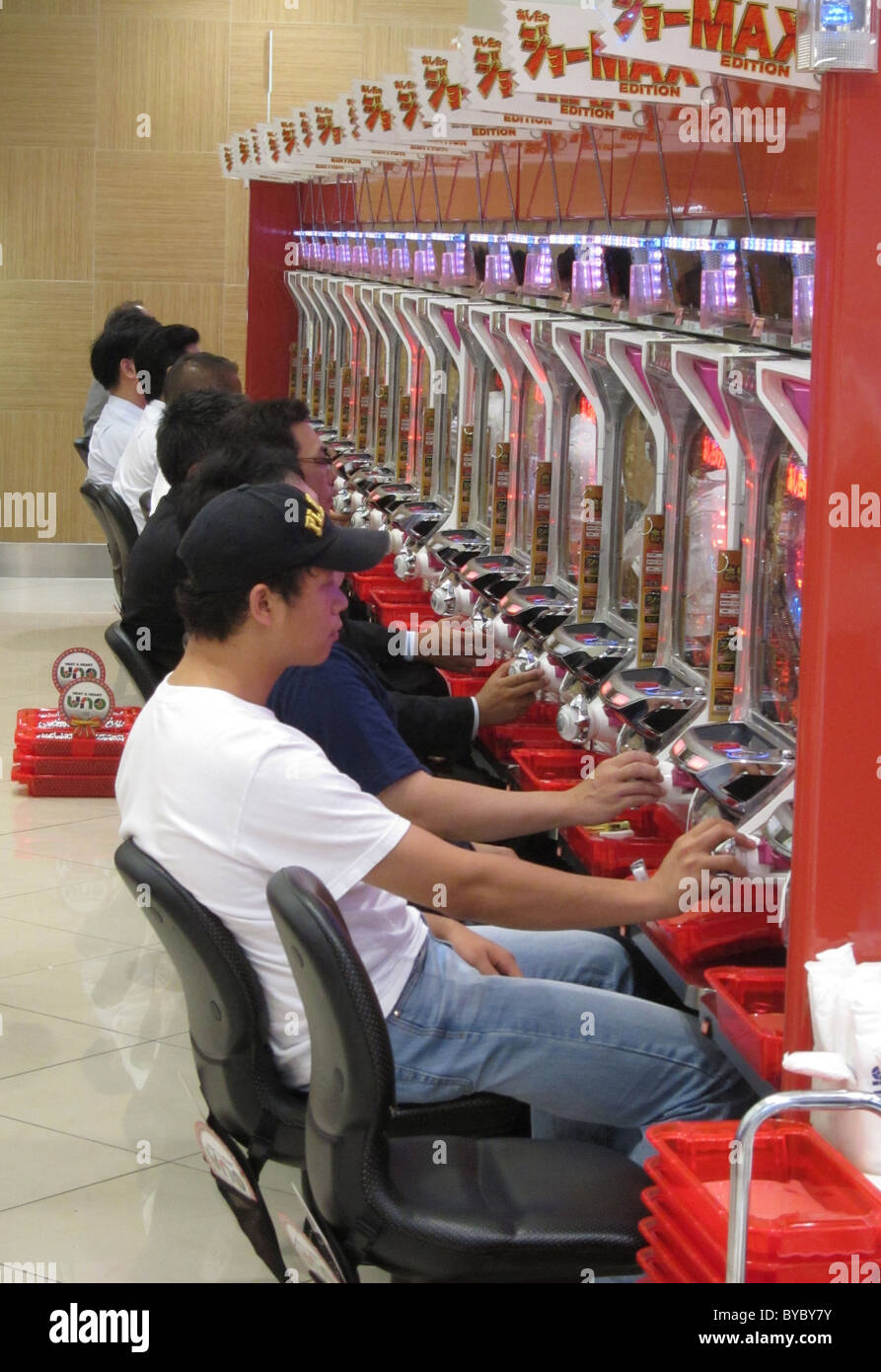 pachisuro,pachislo,japan,slot machine,arcade,tokyo,,gaming,leisure Stock Photo