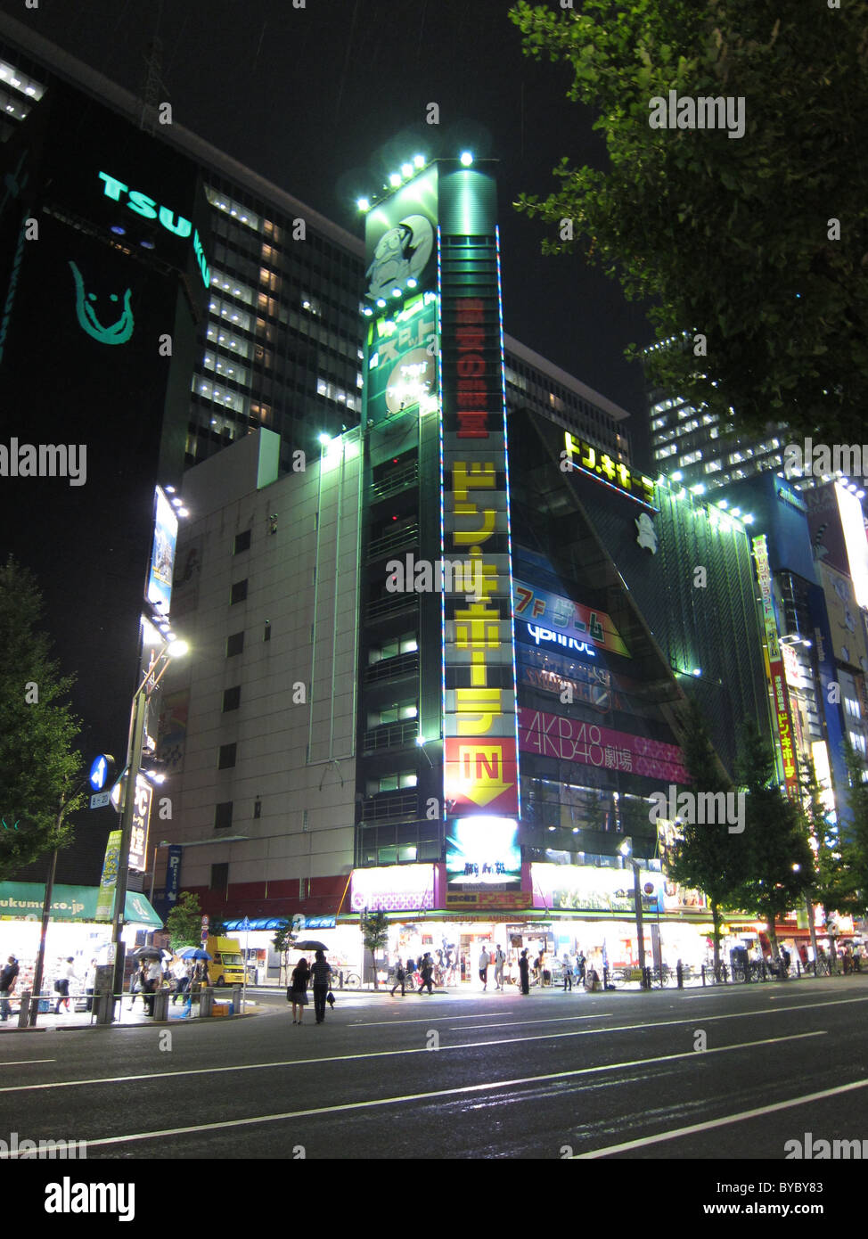 Tokyo at night, Akihabara, electric city Stock Photo