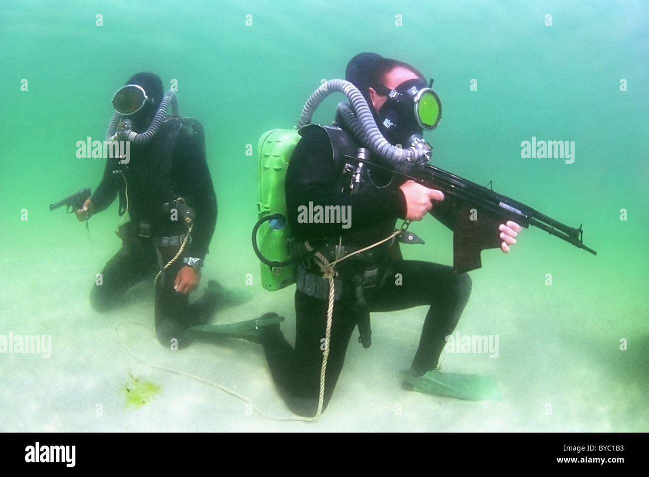 military diver (archive Stock Photo Alamy