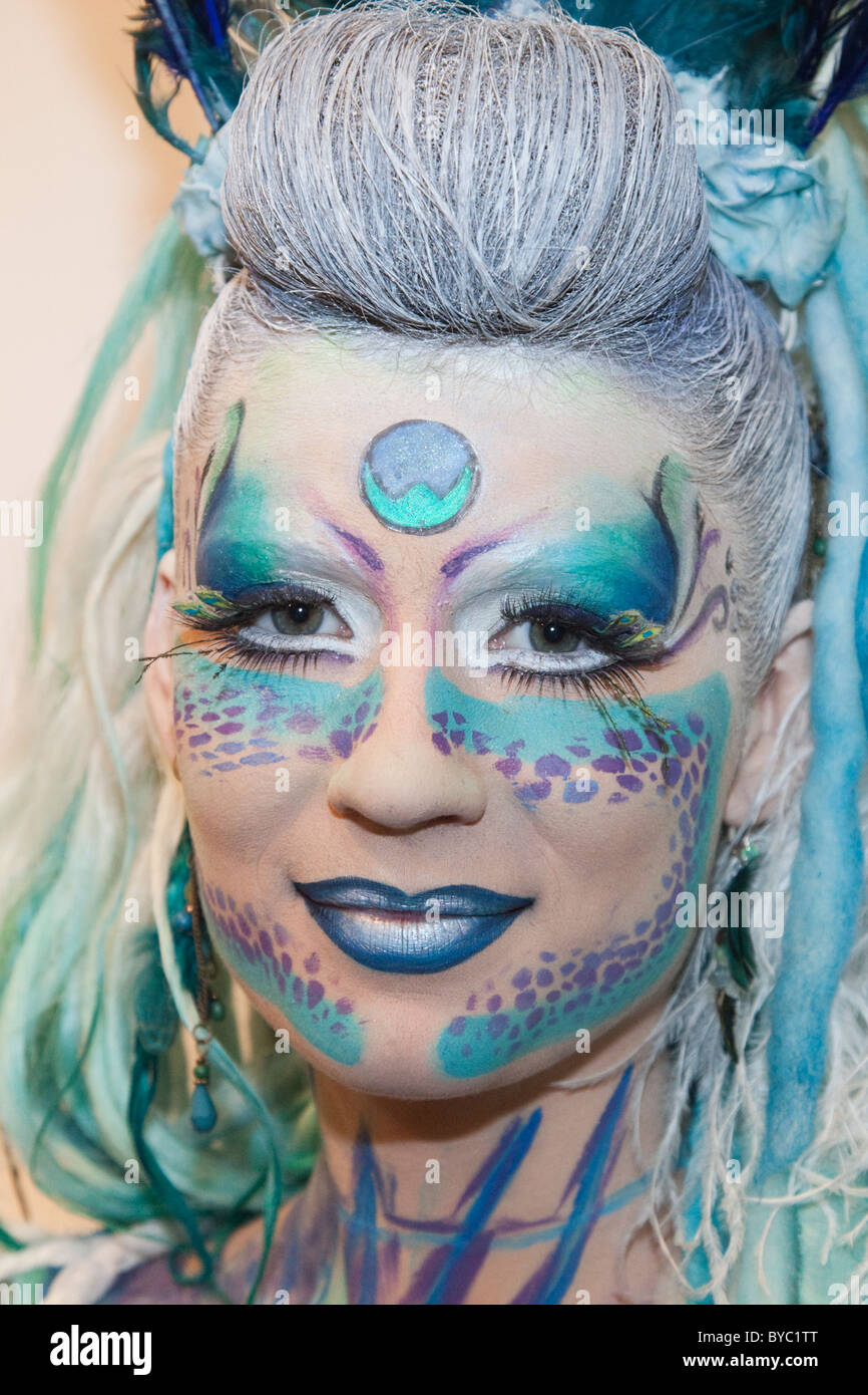 LONDON, ENGLAND IMATS, International Makeup Artist Trade Show at