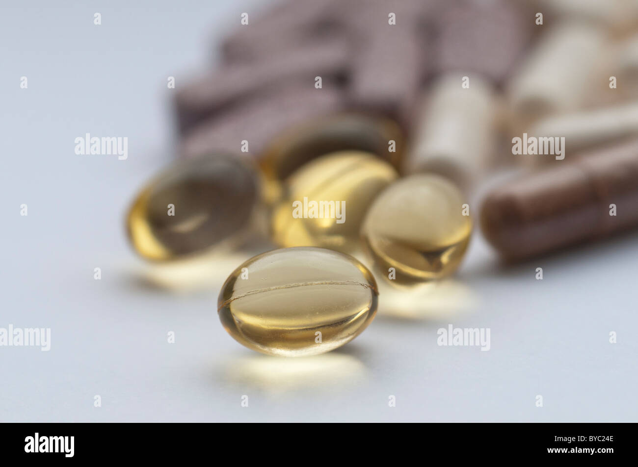 pills-close-up Stock Photo