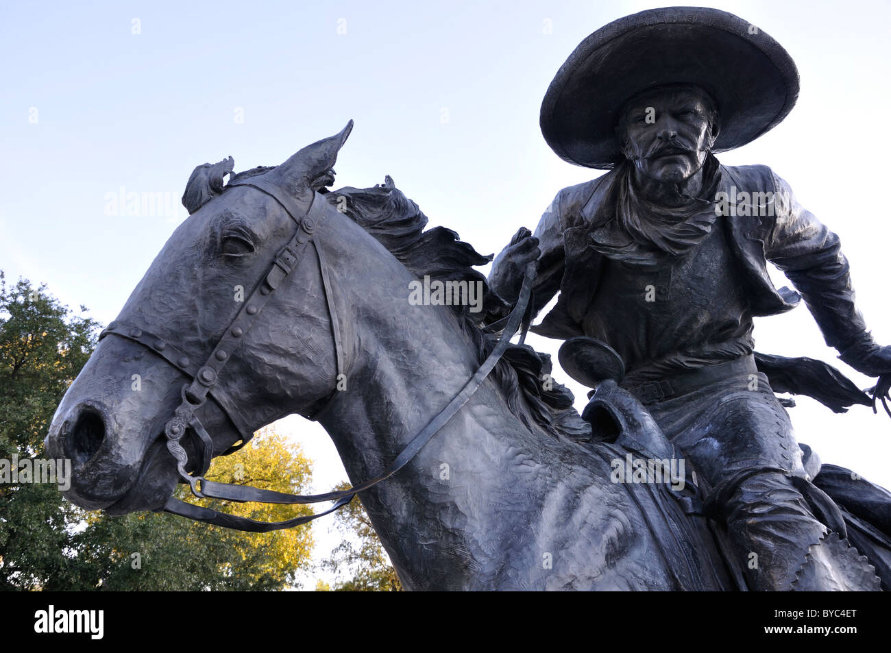 Cattle Drive sculpture ensemble by Robert Summers at Pioneer Plaza by ...