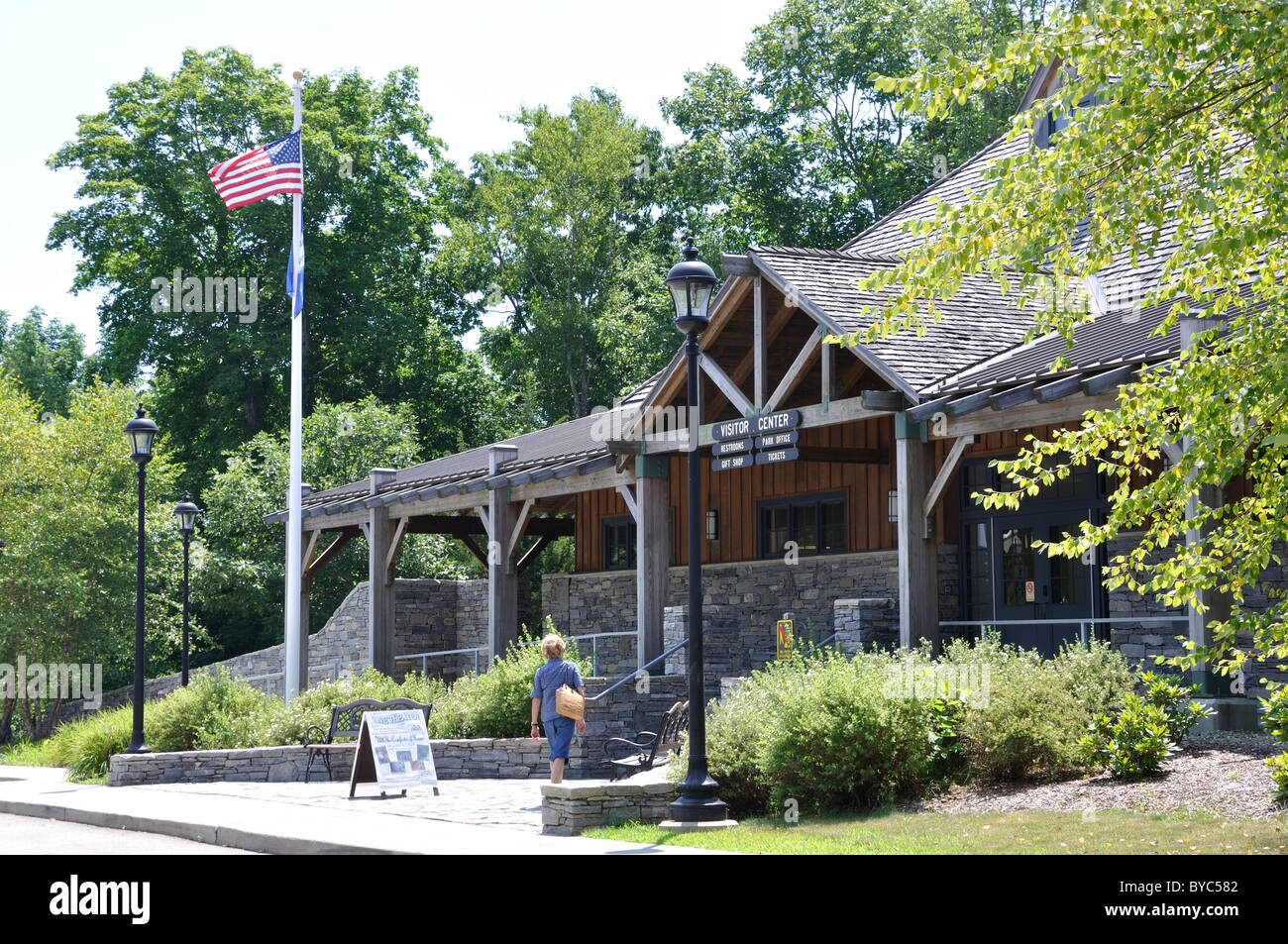 Gillette Castle in East Haddam, Connecticut former home to famous