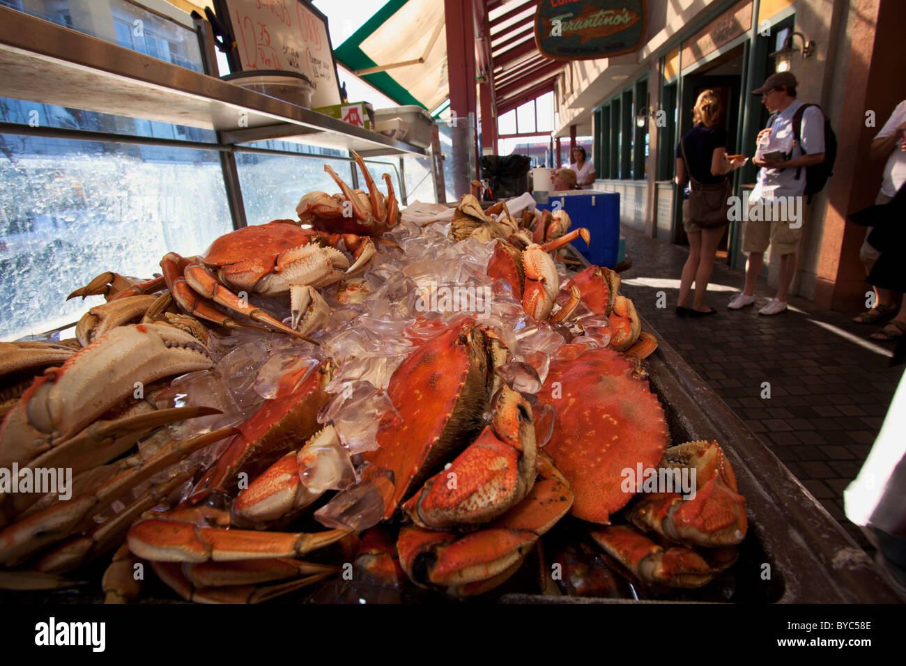 Fish market fishermans wharf san hi-res stock photography and images - Alamy